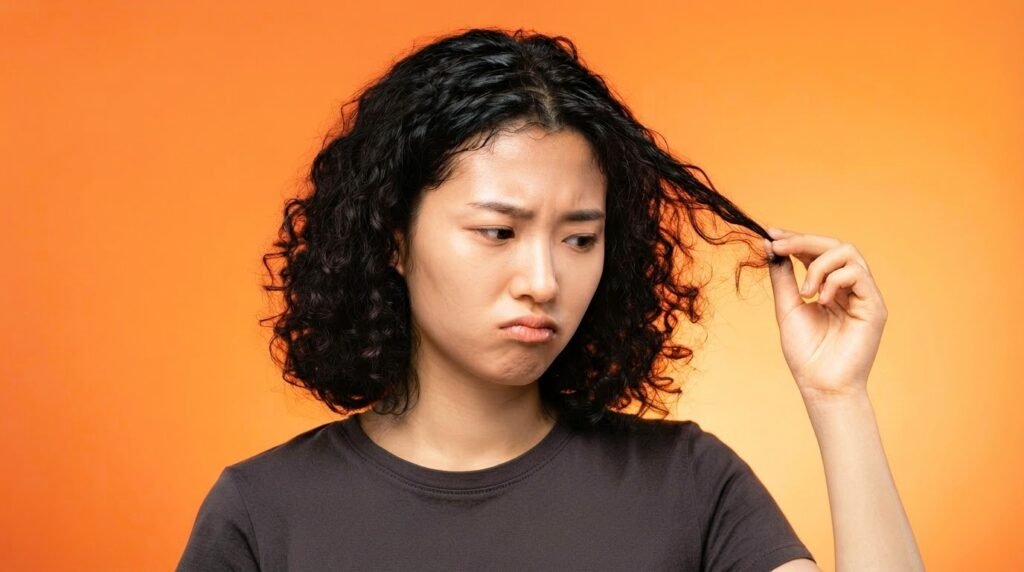 The "Greasy Helmet" Effect: Why Heavy Oils are Ruining Your Tight Asian Curls 01 01a